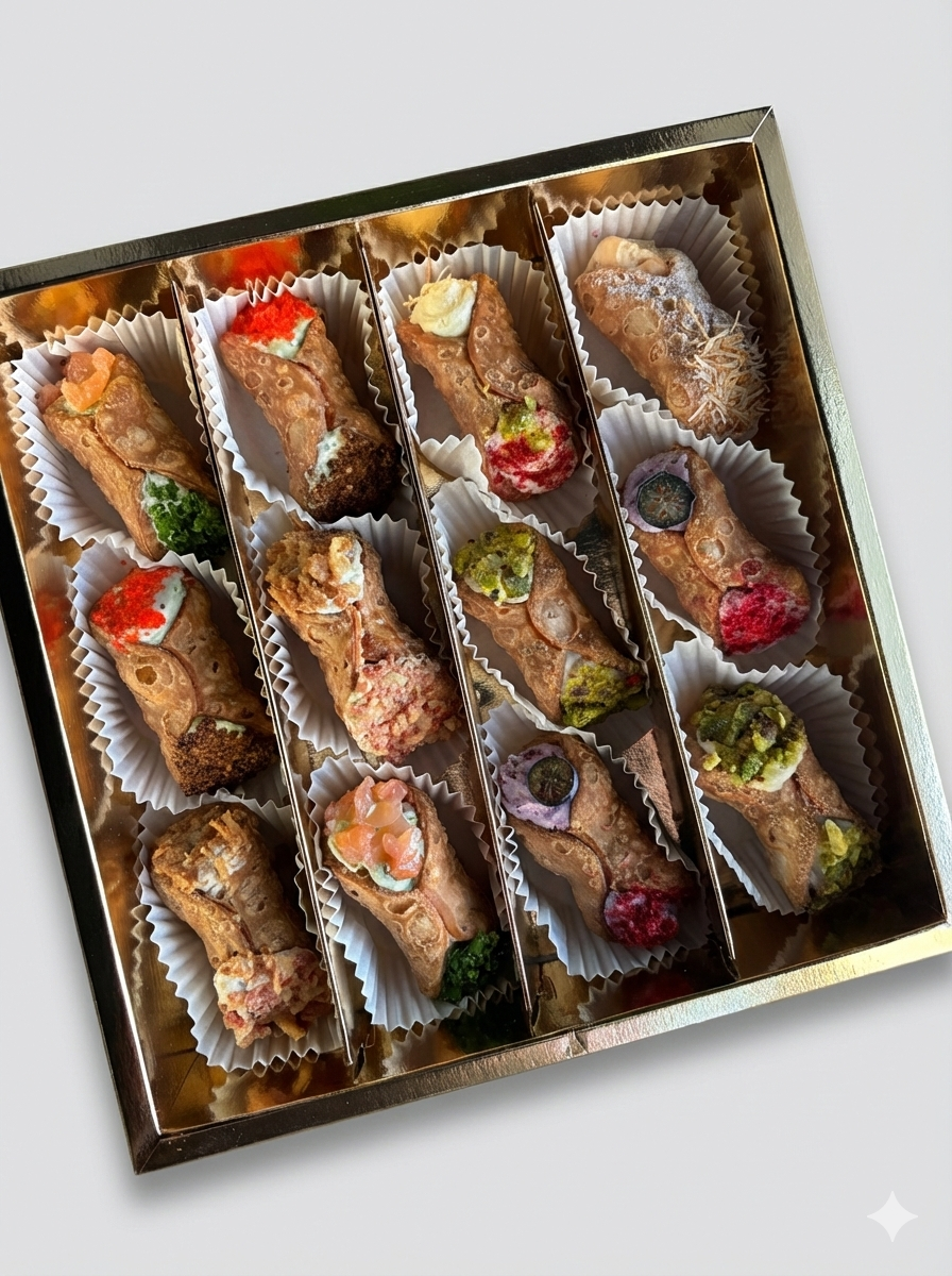 Cannoli rinkinys (6 skoniai ) – Sweet & Savory