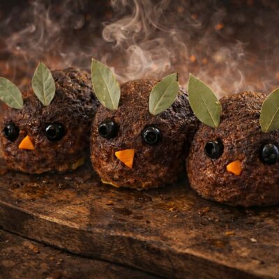 Rūkytas netikras zuikis iš jautienos ir kiaulienos